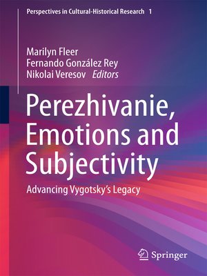 cover image of Perezhivanie, Emotions and Subjectivity